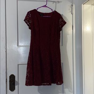 Maroon dress